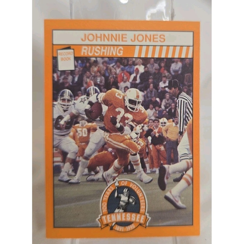 1990 100 Years of Tennessee Volunteers - Record Book Johnnie Jones #268